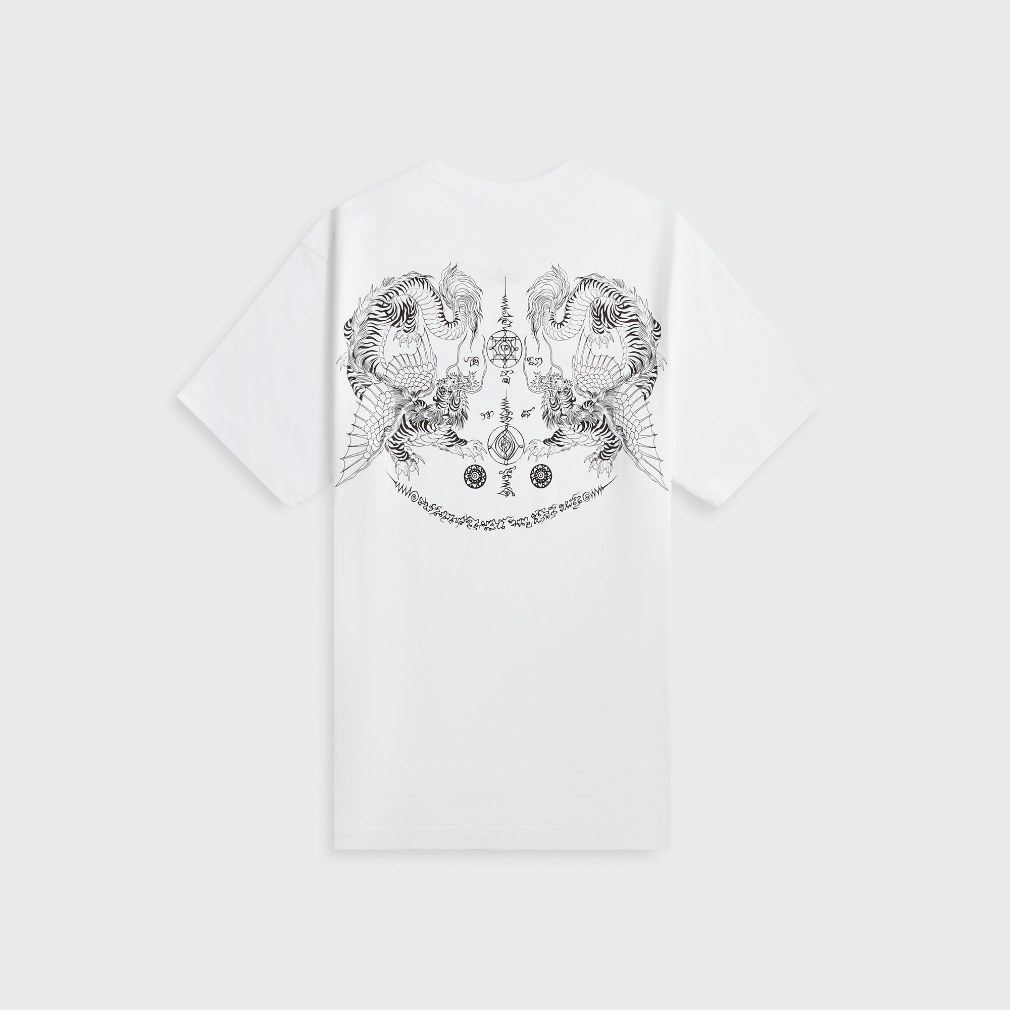Maharishi 1489 Muay Thai Tiger Dragon Tee - White | Kith White