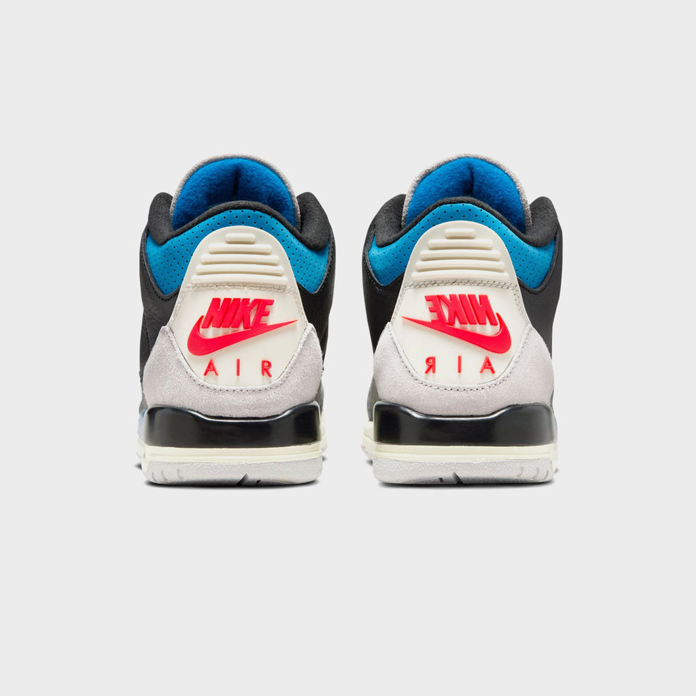 Jordan GS Air Jordan 3 Retro OG - Black / Chile Red / Neutral Grey / M | Kith Black / Chile Red / Neutral Grey / Military Blue / Coconut Milk