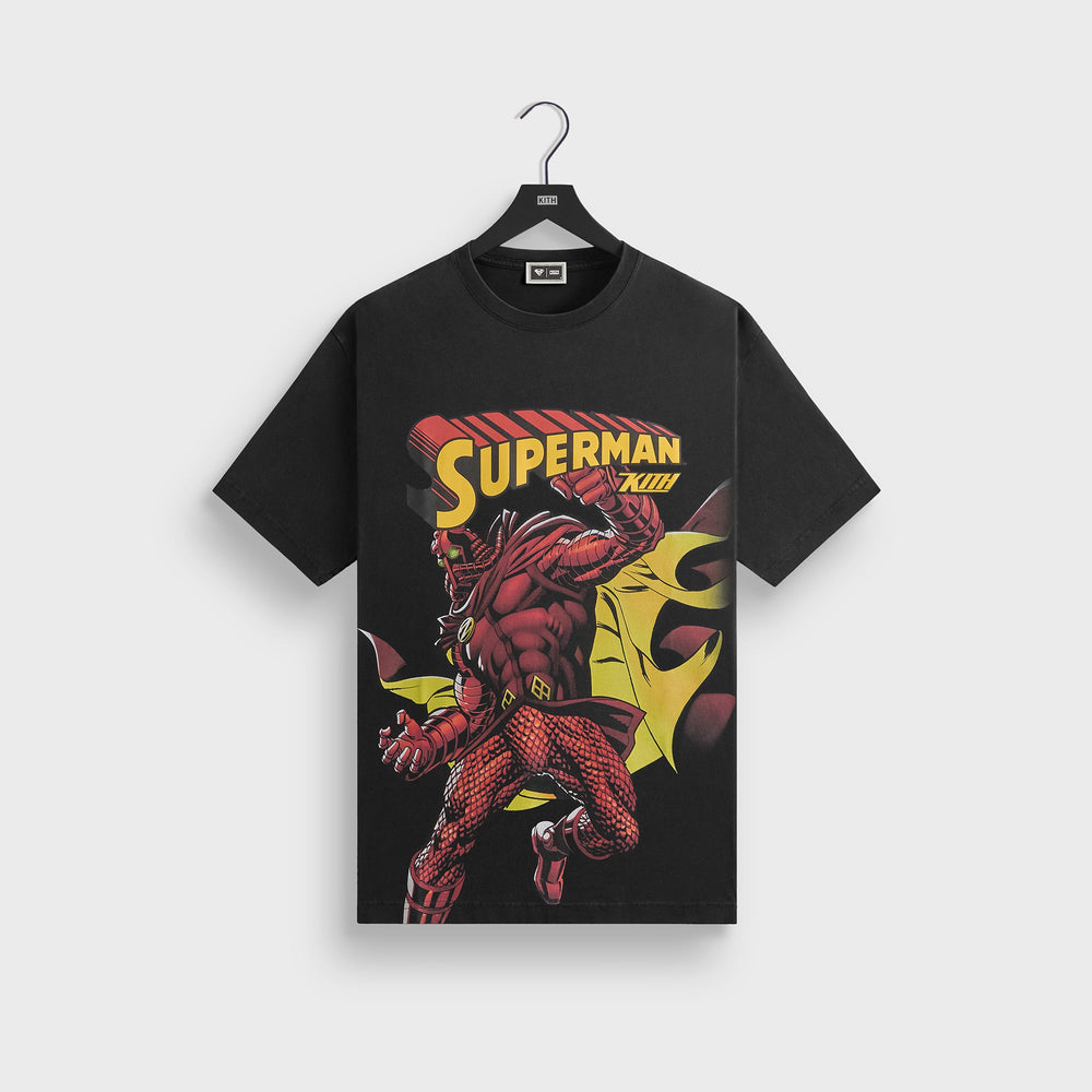 Superman | Kith Zod Tee - Black | Kith Black