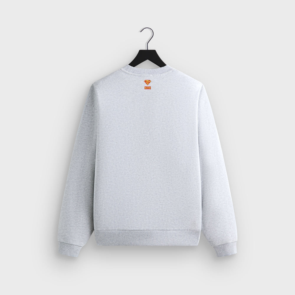 Superman | Kith Action Comics Nelson Crewneck - Light Heather Grey | Kith Light Heather Grey