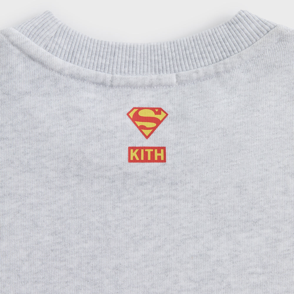 Superman | Kith Action Comics Nelson Crewneck - Light Heather Grey | Kith Light Heather Grey