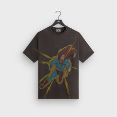 Superman | Kith Lightning Bolt Tee - Black | Kith Black