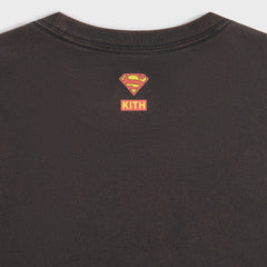 Superman | Kith Lightning Bolt Tee - Black | Kith Black