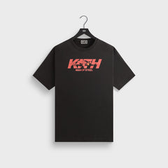 Superman | Kith Man of Steel Vintage Tee - Black | Kith Black