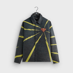 Superman | Kith Lightning Tapestry Jacket - Black | Kith Black