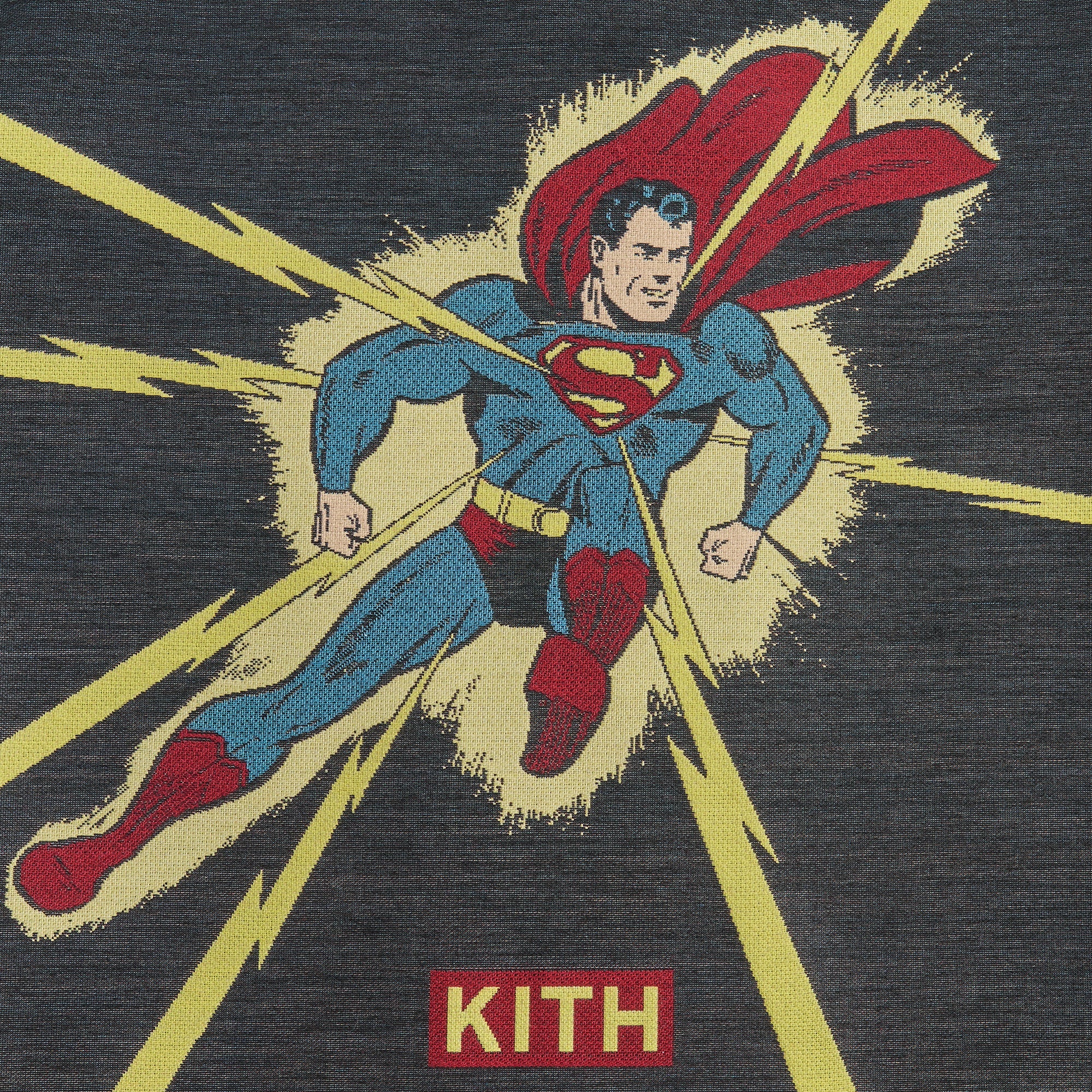 Superman | Kith Lightning Tapestry Jacket - Black | Kith Black