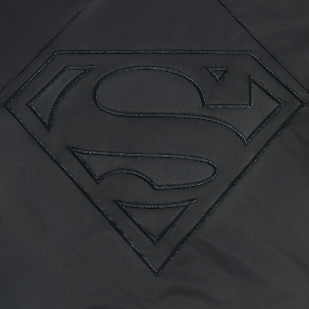 Superman | Kith Satin Bomber Jacket - Black | Kith Black