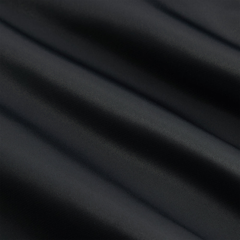 Superman | Kith Satin Bomber Jacket - Black | Kith Black