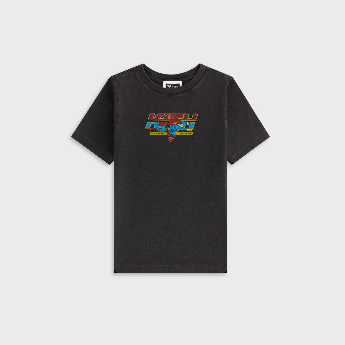Superman | Kith Kids It's a Bird Vintage Tee - Black | Kith Black