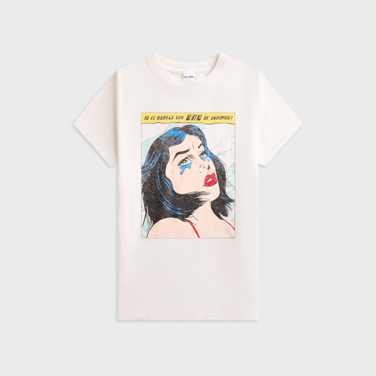 ReDone 70s Loose Tee Summer - Vintage White | Kith Vintage White