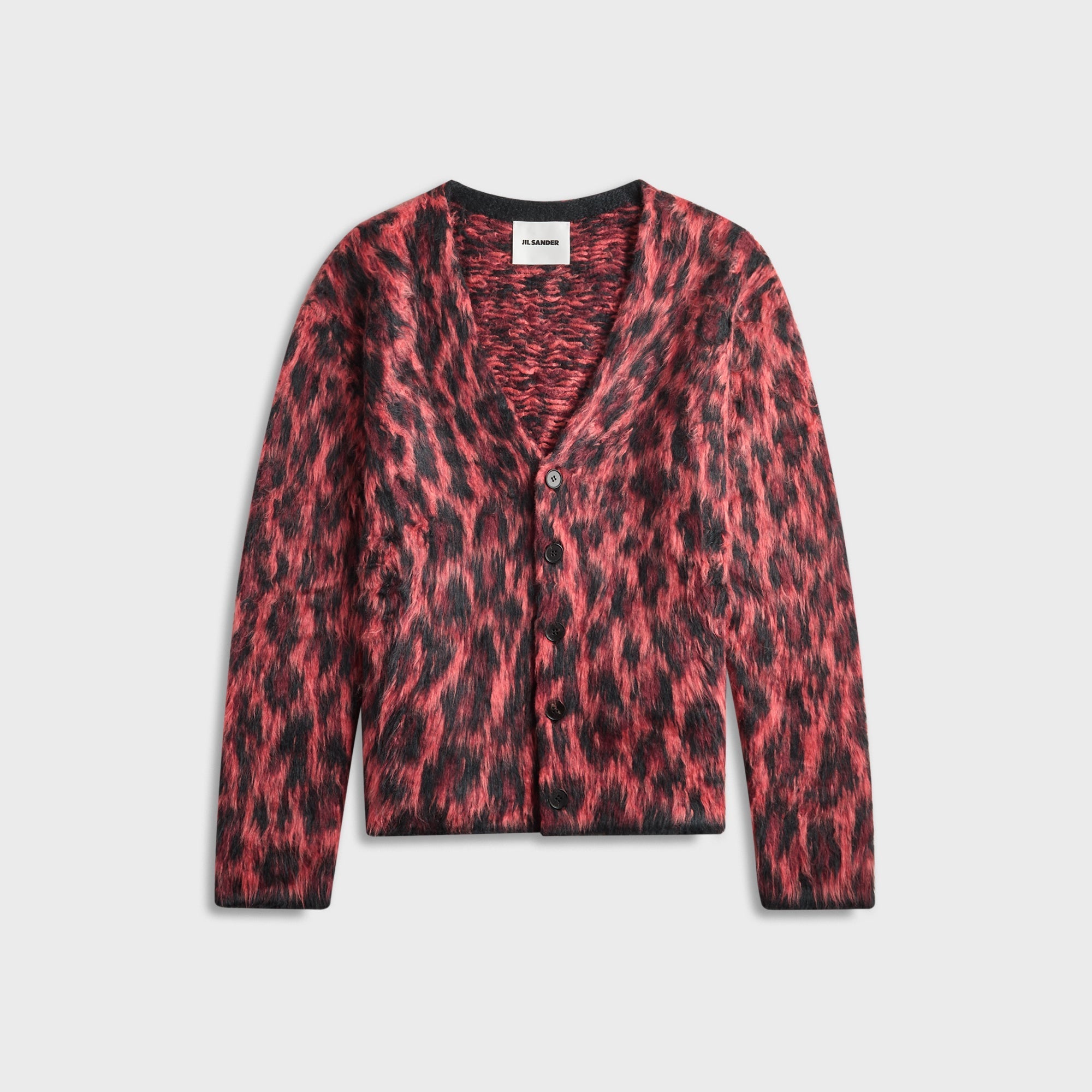 Jil Sander Long Sleeve VN Cardigan - Ember | Kith Ember
