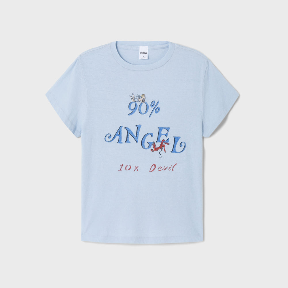 ReDone Classic Tee Angel Devil - Light Blue | Kith Light Blue