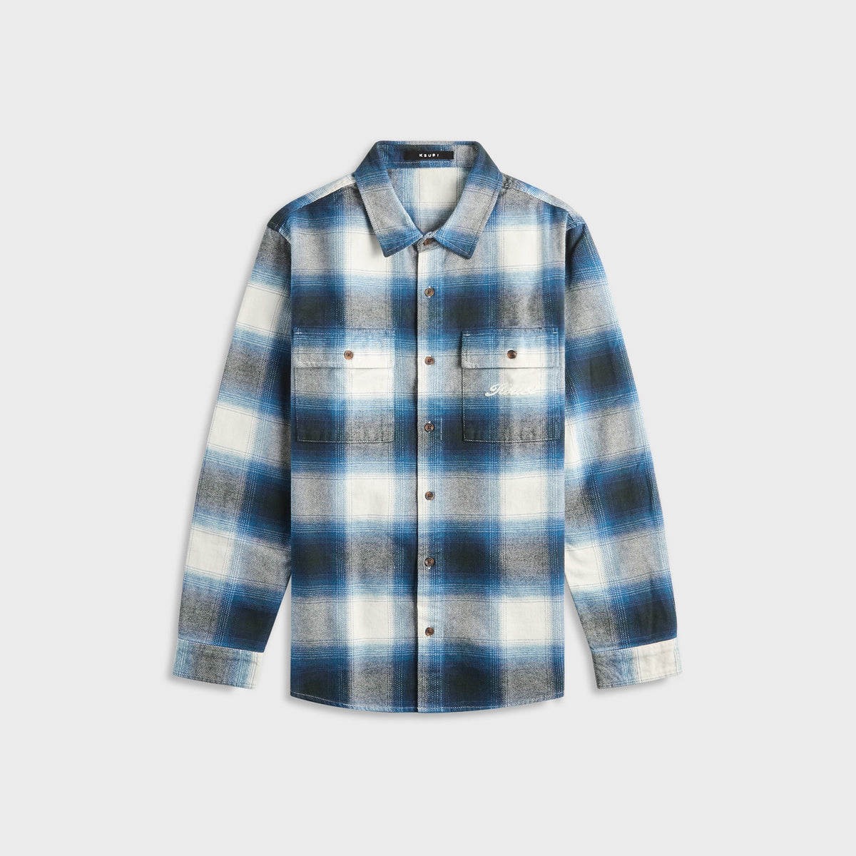Ksubi Rosebowl Long Sleeve Shirt - Salted Blue | Kith Salted Blue