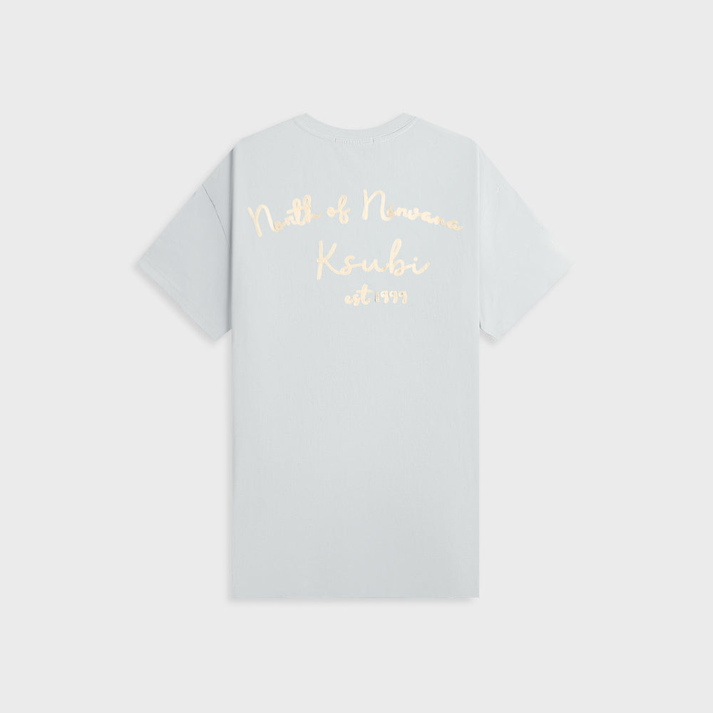 Ksubi Salud Biggie Short Sleeve Tee - Blue Mist | Kith Blue Mist