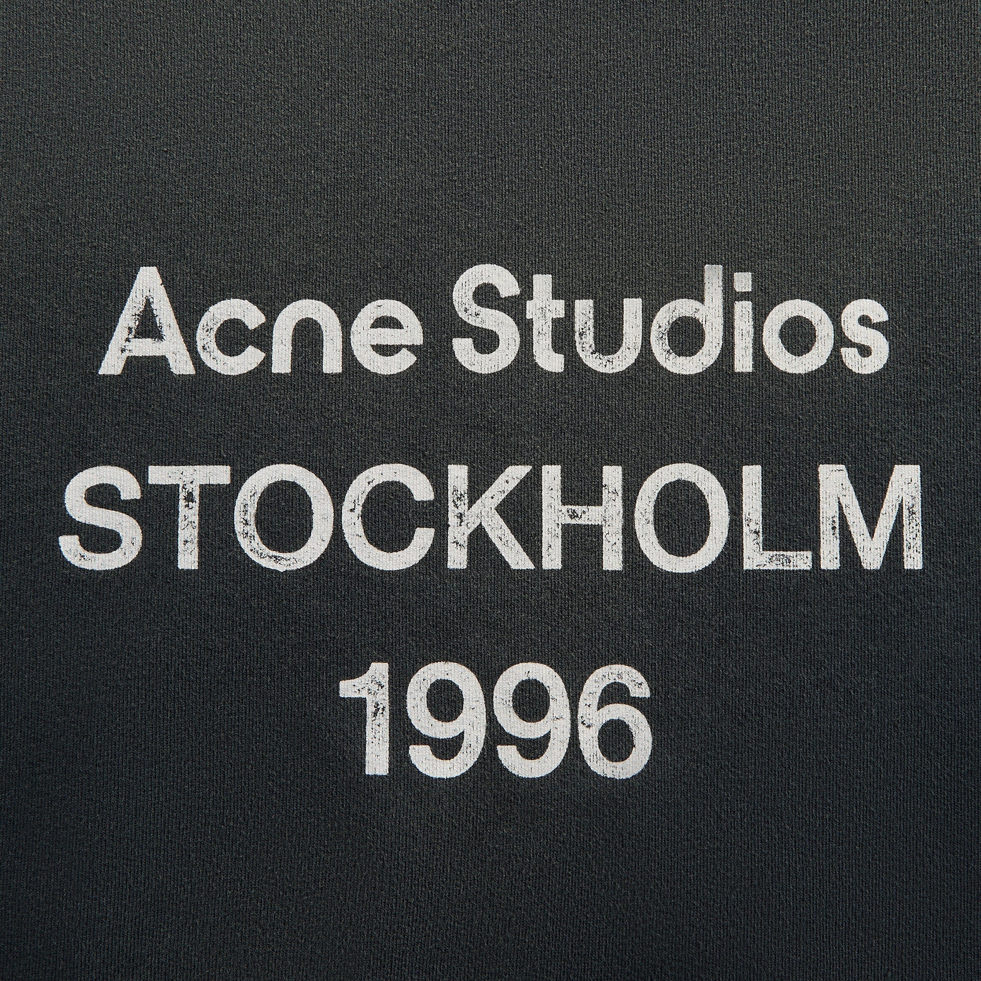 Acne Studios Hoodie - Faded Black | Kith Faded Black