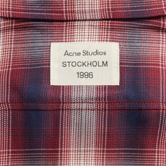 Acne Studios Shirt - Red / Blue | Kith Red / Blue