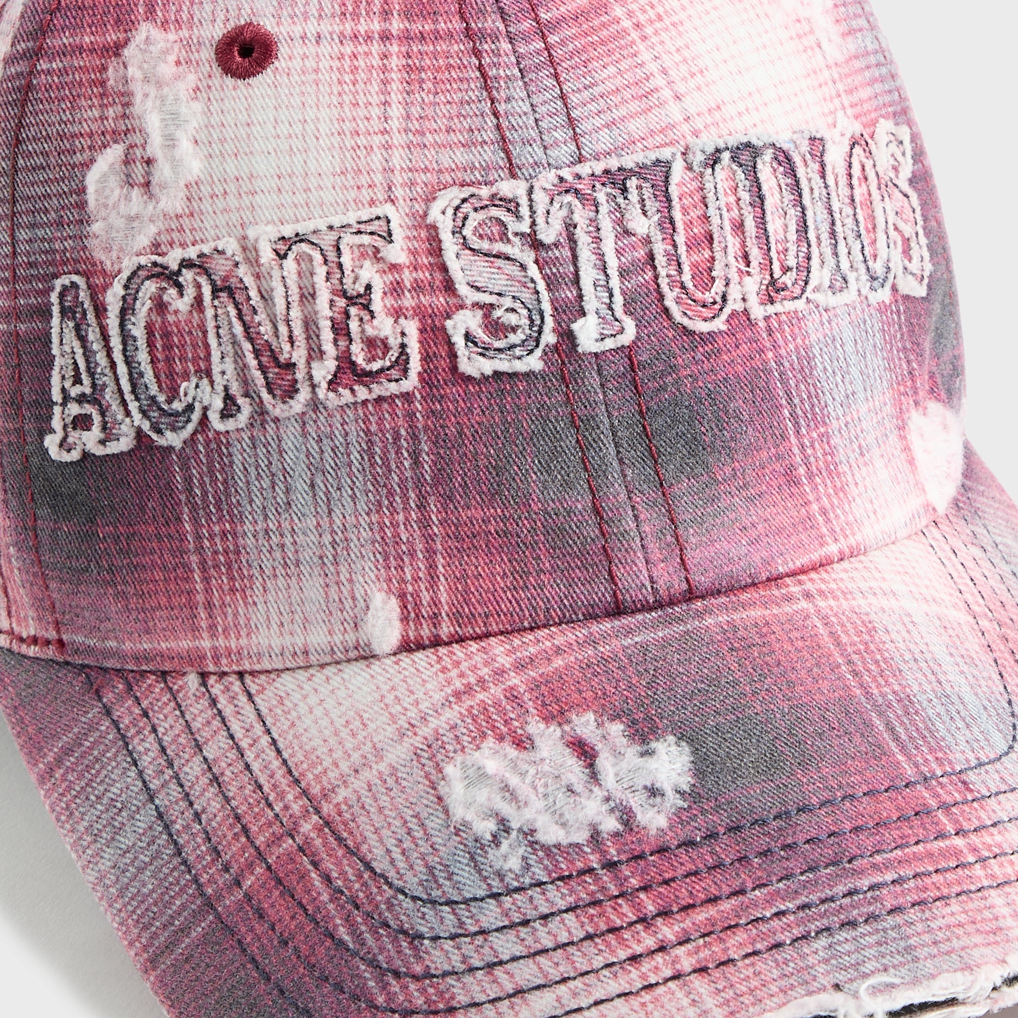 Acne Studios Acne Cap - Red / Blue | Kith Red / Blue
