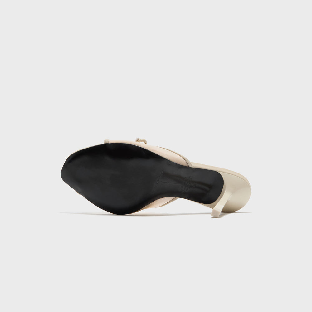 Black Suede Studio Luna 100 Slipper Mule - Swan Mesh | Kith Swan Mesh