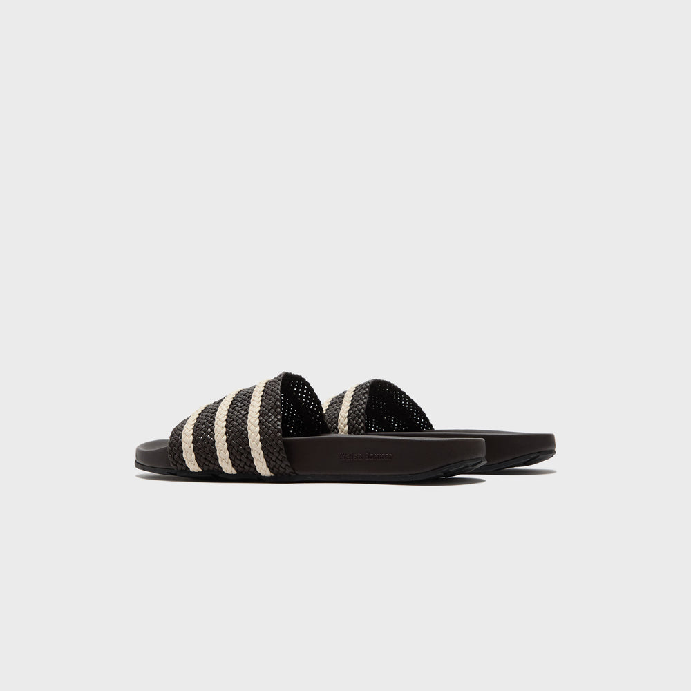 adidas x Wales Bonner Adilette - Brown / Wonder White | Kith Brown / Wonder White