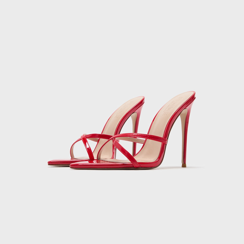 Femme LA Donatella Mule - Cherry Red | Kith Cherry Red