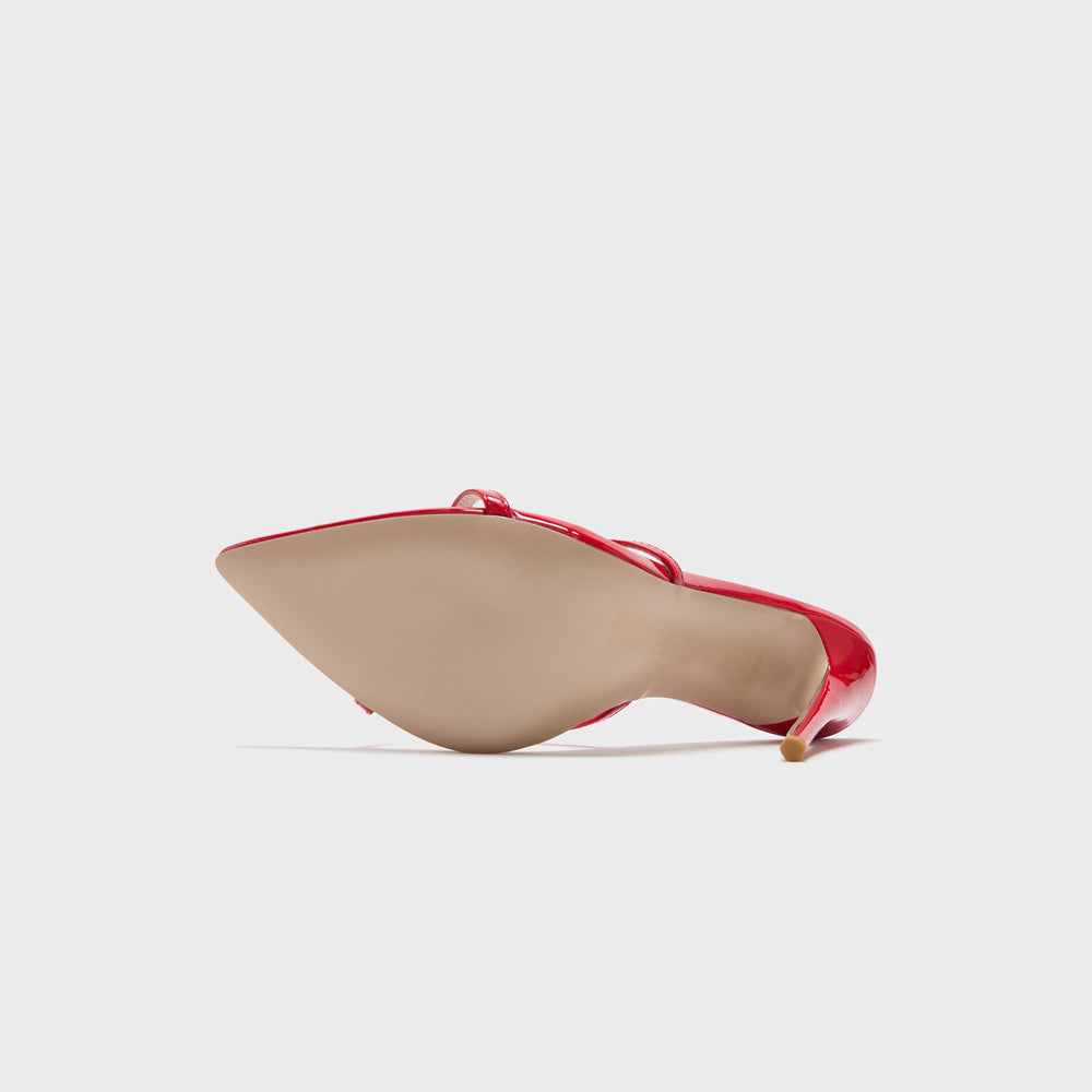 Femme LA Donatella Mule - Cherry Red | Kith Cherry Red