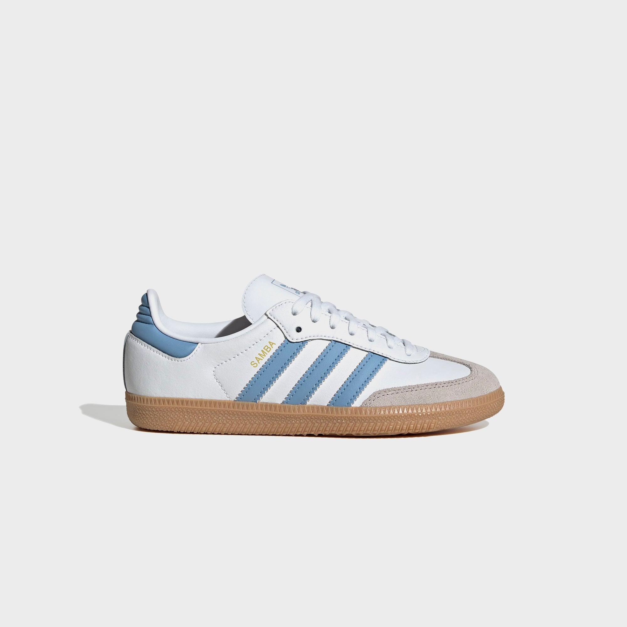 adidas GS Samba OG - White / Ash Blue / Gum 3 | Kith White / Ash Blue / Gum 3