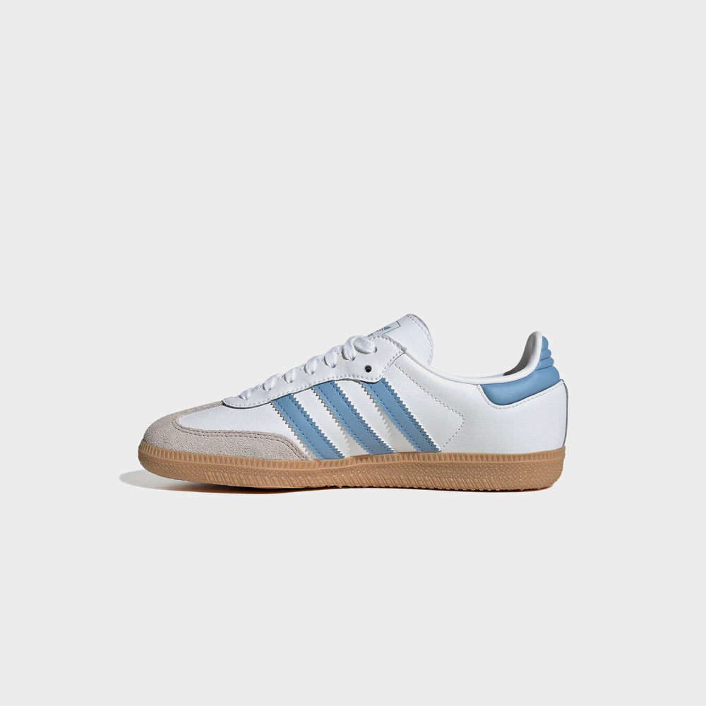adidas GS Samba OG - White / Ash Blue / Gum 3 | Kith White / Ash Blue / Gum 3