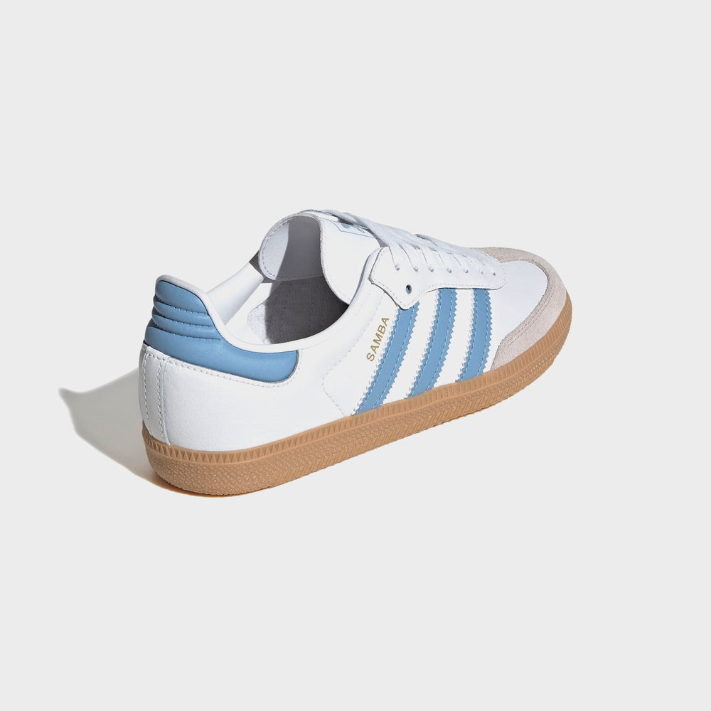 adidas GS Samba OG - White / Ash Blue / Gum 3 | Kith White / Ash Blue / Gum 3