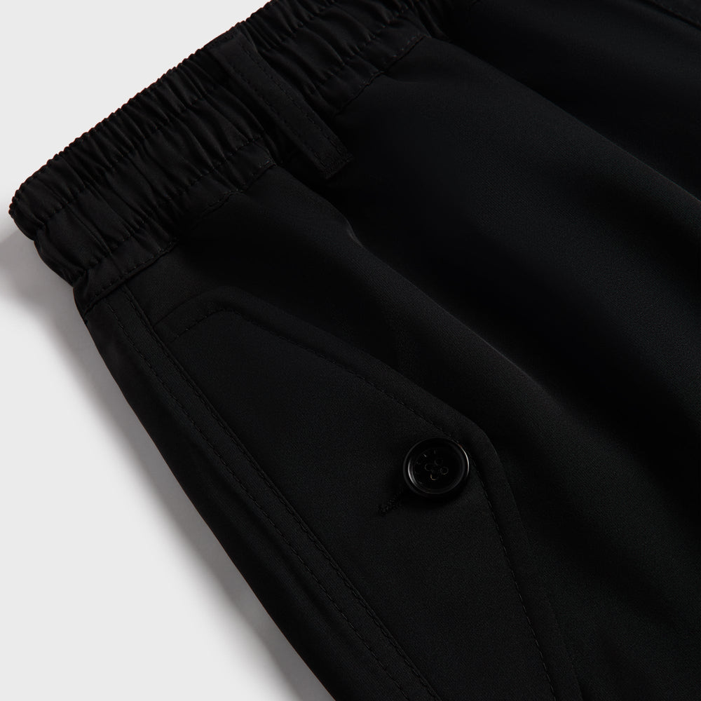 Marni Taffeta Drawstring Cargo Workwear Gabardine Pant - Black | Kith Black