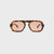Brown Tortoise / Maroon Lens