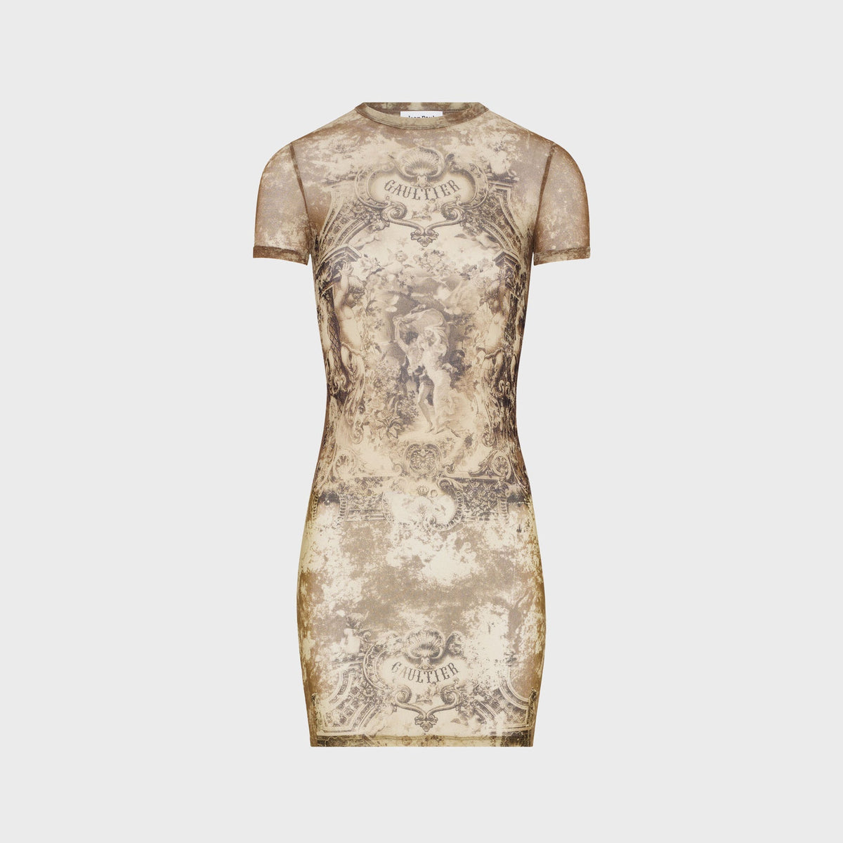 Jean Paul Gaultier Mesh Short Dress - Printed Médaillon | Kith Printed Médaillon