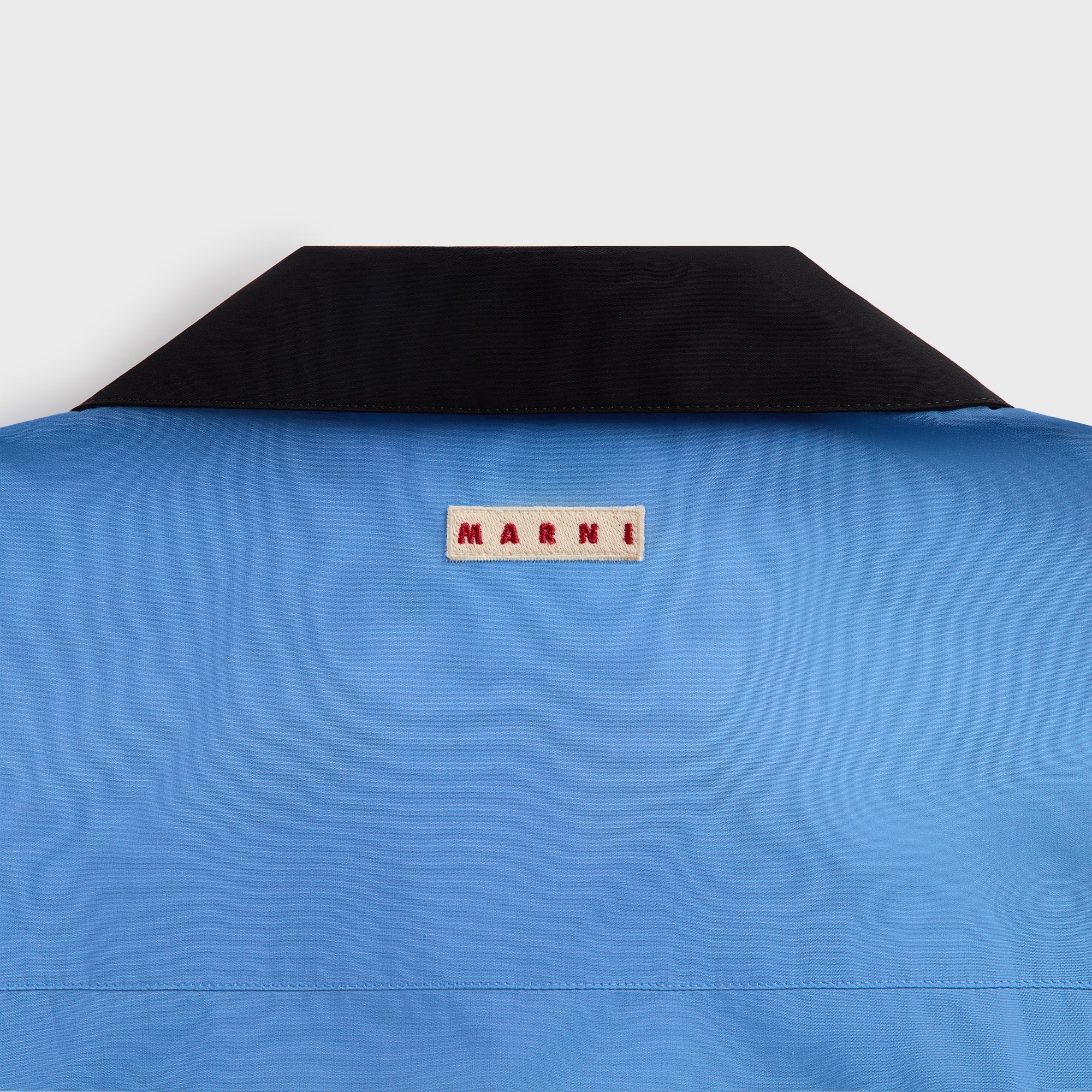 Marni Organic Cotton Poplin Short-Sleeved Bowling Shirt - Sapphire Blu | Kith Sapphire Blue
