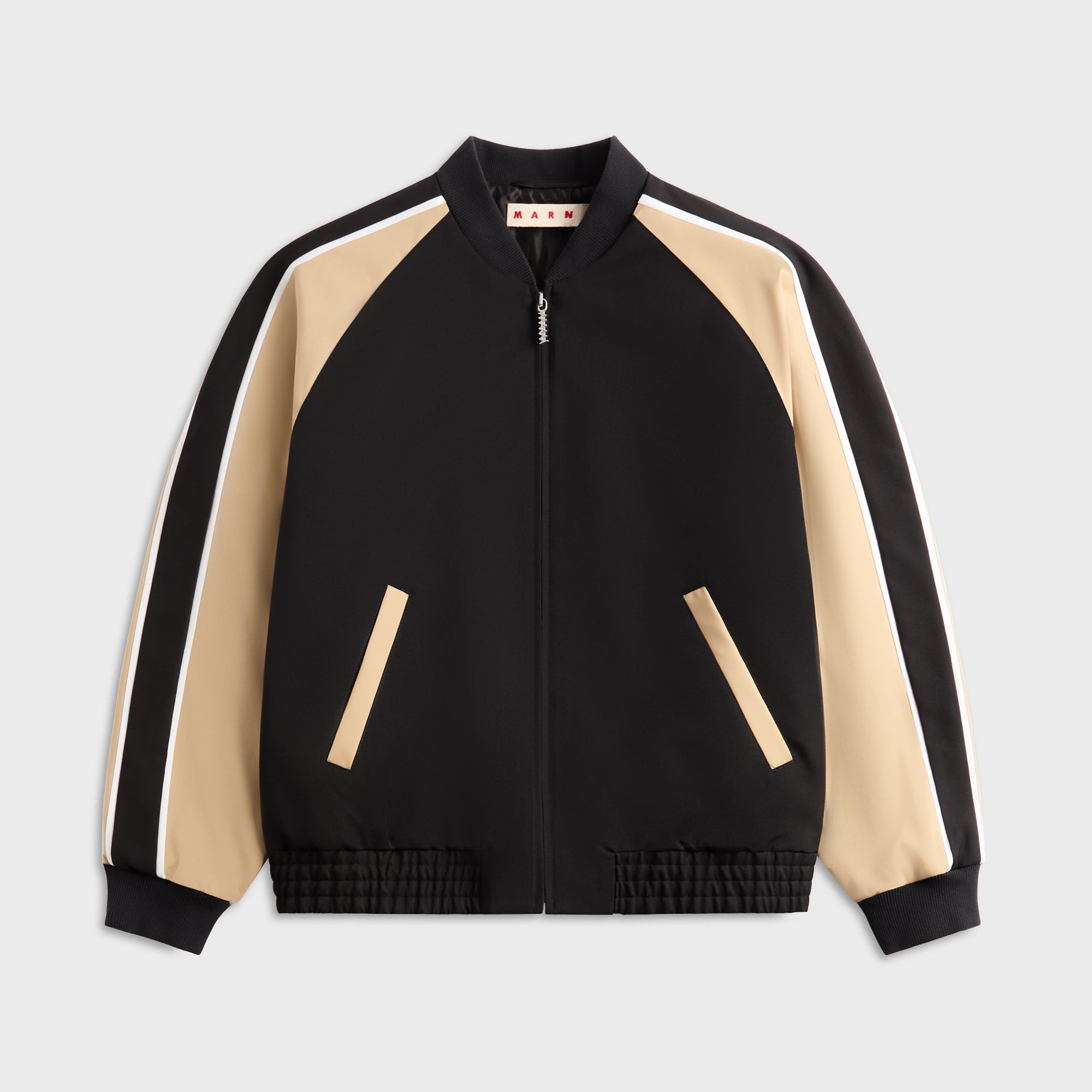 Marni Wool Raglan Sleeve Bomber Jacket - Black | Kith Black