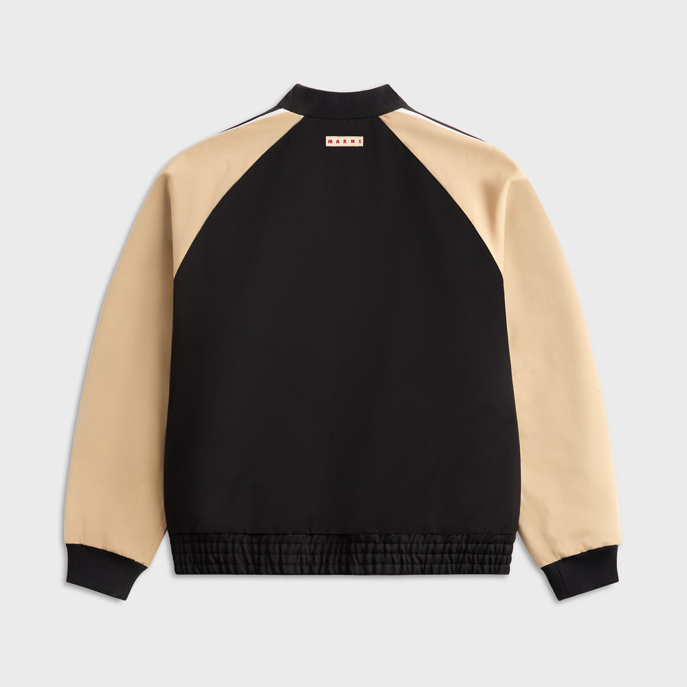 Marni Wool Raglan Sleeve Bomber Jacket - Black | Kith Black