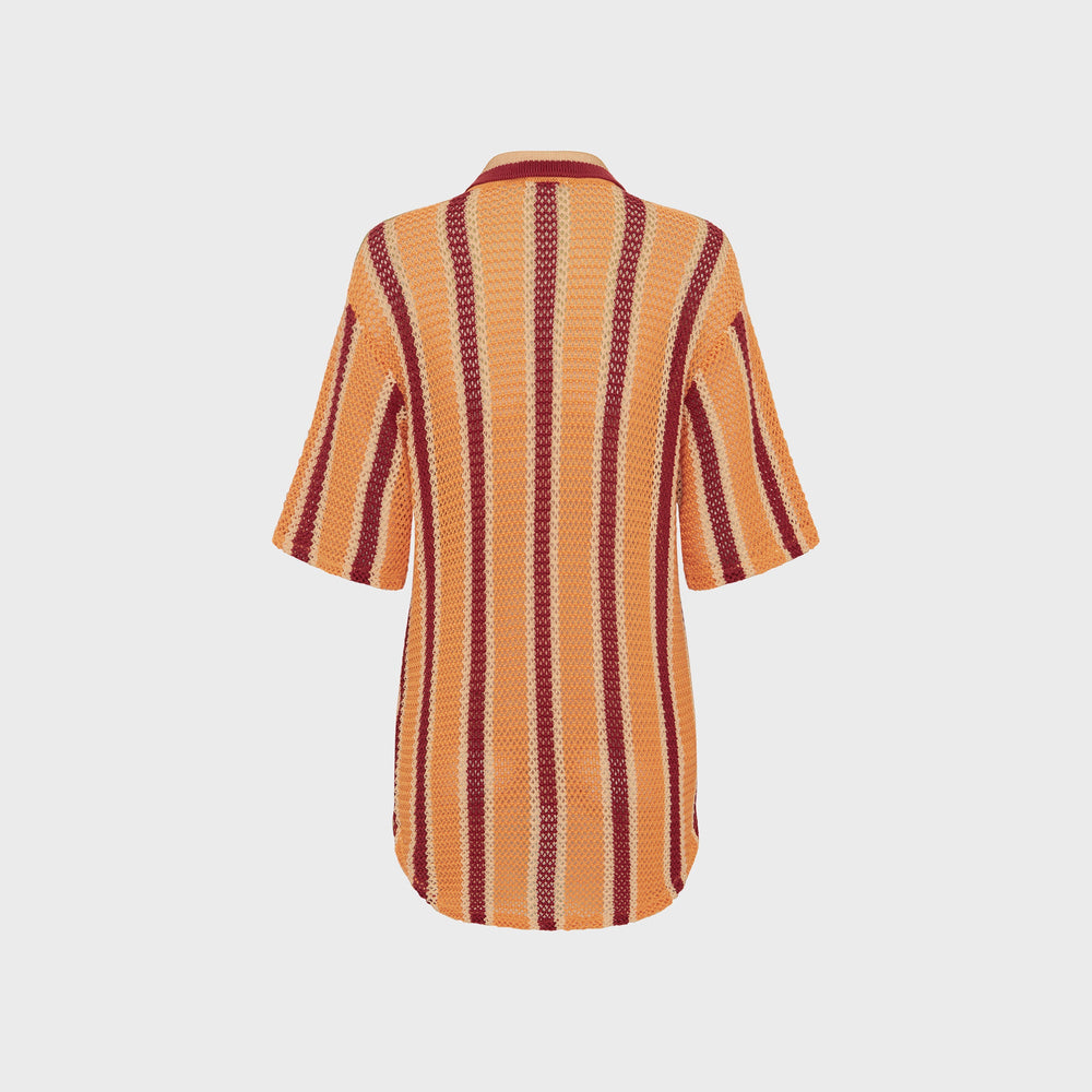 It's Now Cool The Crochet Shirt - Rodeo Stripe | Kith Rodeo Stripe