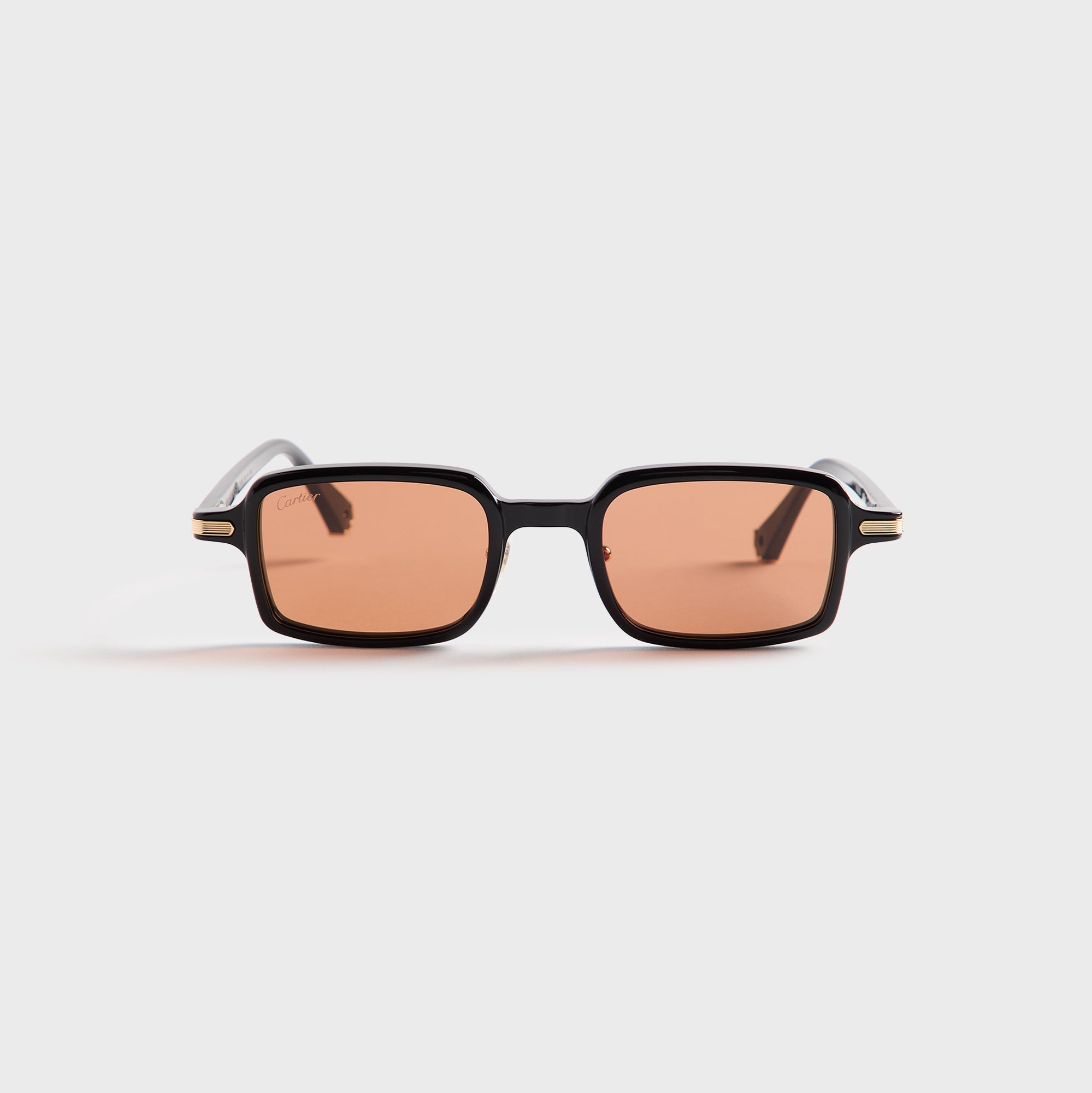 Cartier Square Sunglasses - Black / Amber | Kith Black / Amber