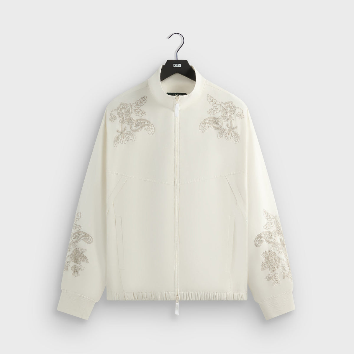 Kith for Wilson Embroidered Mesh Track Jacket - White | Kith White