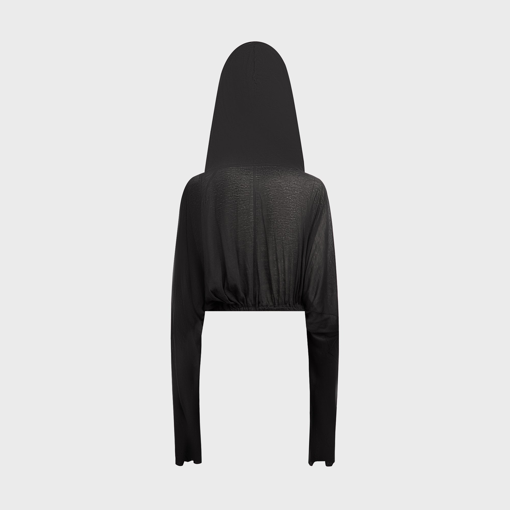 Rick Owens Cropped Hooded Tunic - Black | Kith Black