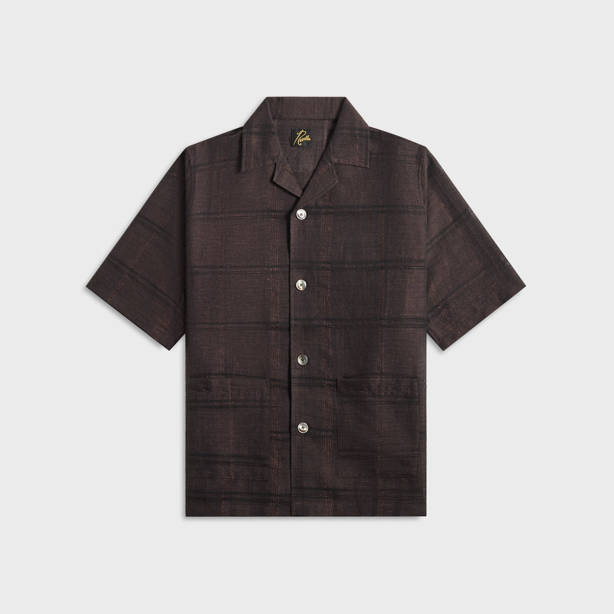 Needles Cabana Plaid Jacquard Shirt - Brown | Kith Brown