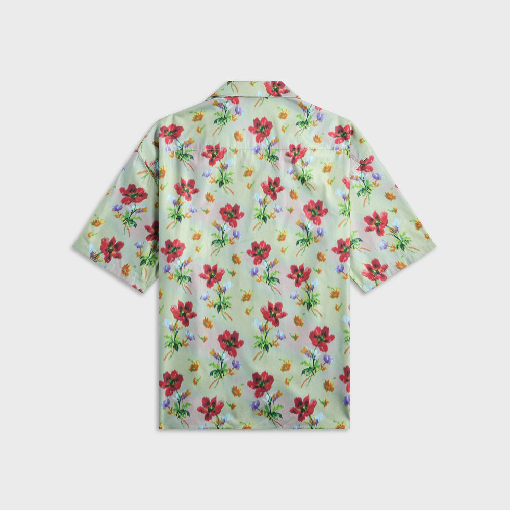 Loewe Short Sleeve Shirt - Green / Red | Kith Green / Red