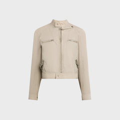 Hyein Seo Dyed Moto Jacket - Moon Grey | Kith Moon Grey