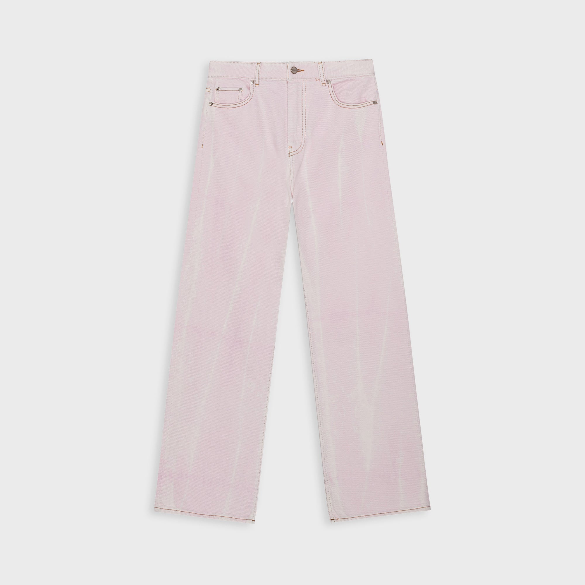 Ganni Overdyed Heavy Denim Izey Pant - Chalk Pink | Kith Chalk Pink