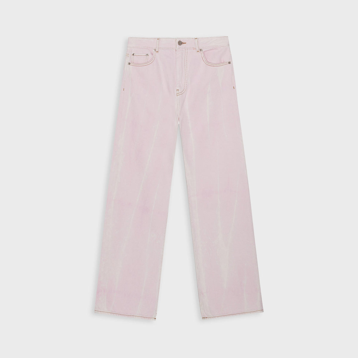 Ganni Overdyed Heavy Denim Izey Pant - Chalk Pink | Kith Chalk Pink