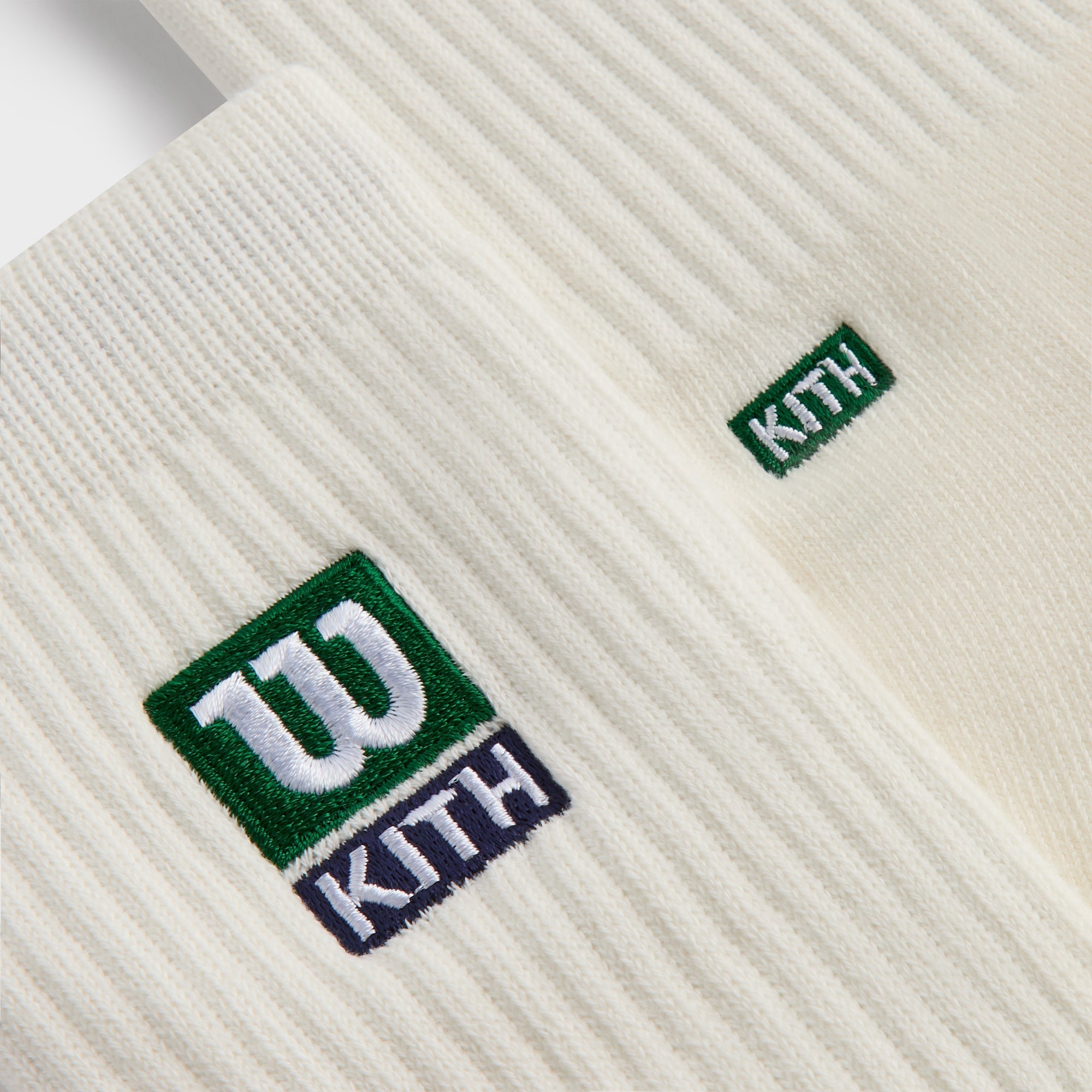 Kith for Wilson Logo Crew Socks - White | Kith White