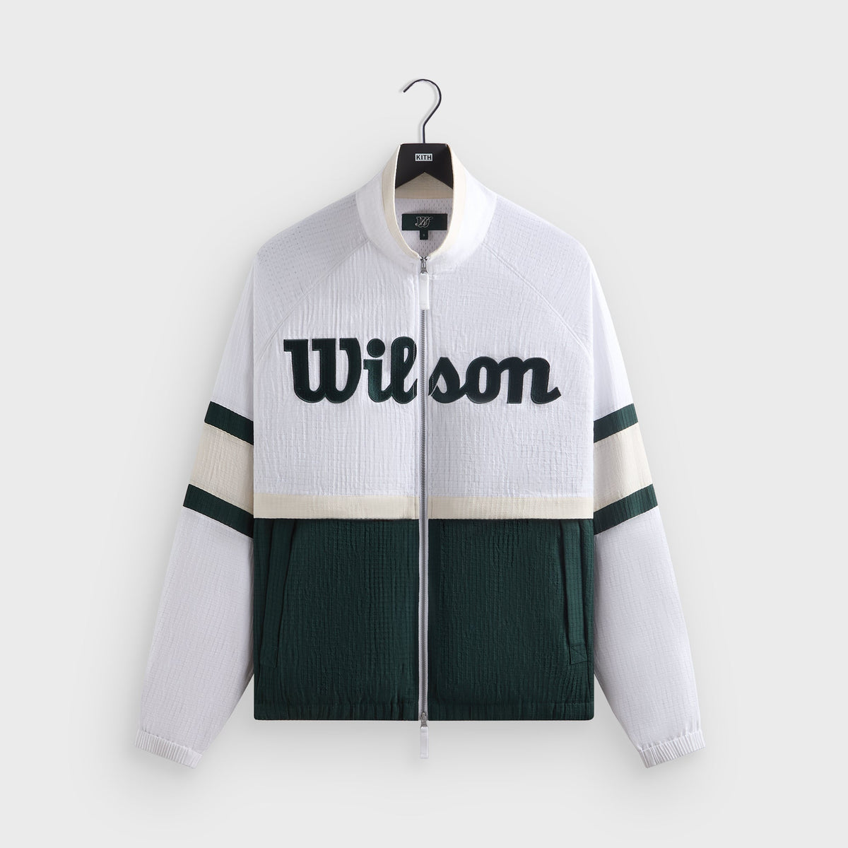 Kith for Wilson Dobby Track Jacket - White | Kith White