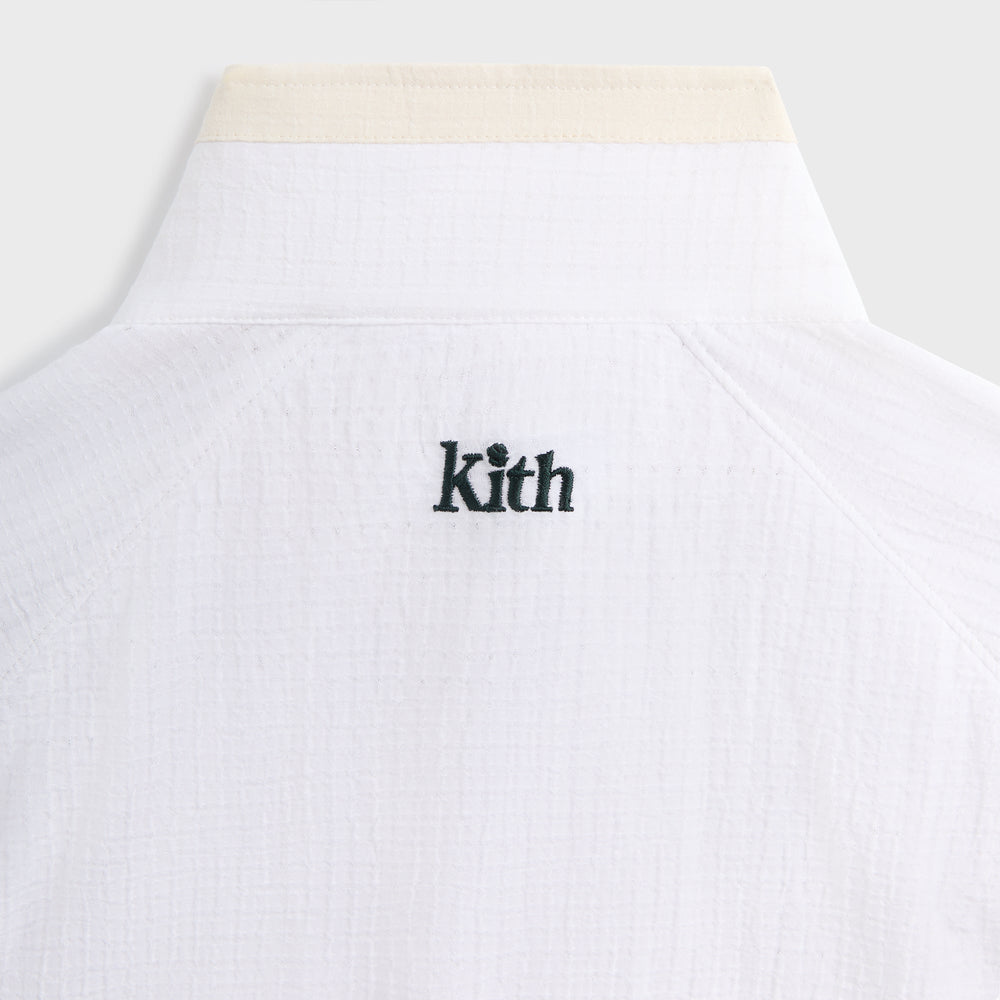 Kith for Wilson Dobby Track Jacket - White | Kith White