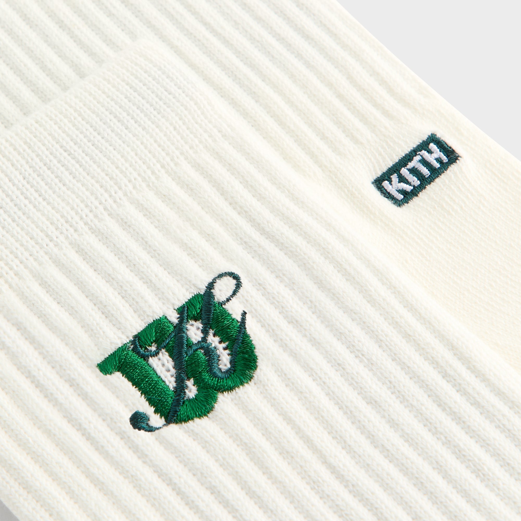 Kith for Wilson Logo Crew Socks - White | Kith White
