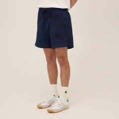 Kith for Wilson Embroidered Mesh Active Short - Nocturnal | Kith Nocturnal