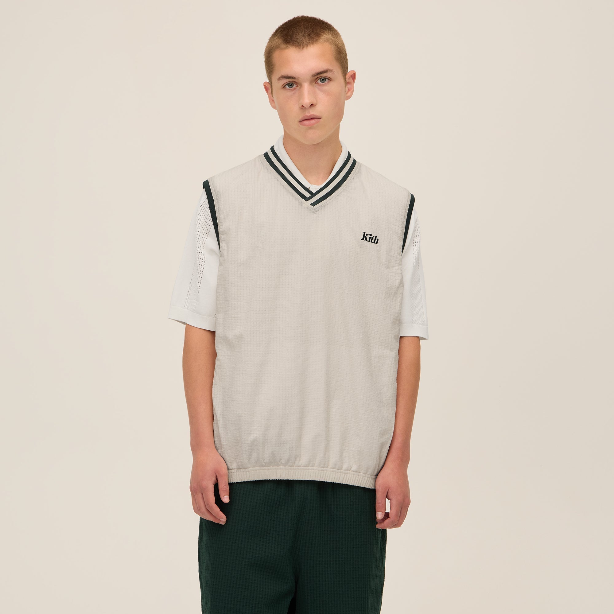 Kith for Wilson Dobby Reversible Vest - Sandrift | Kith Sandrift