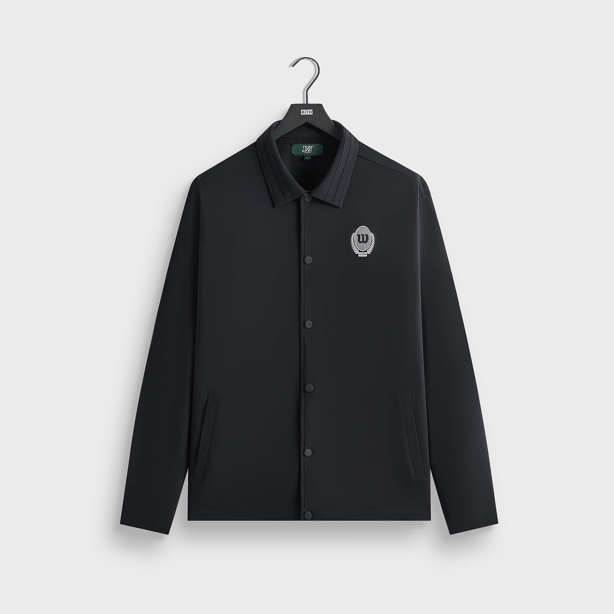 Kith for Wilson Coaches Jacket - Black | Kith Black